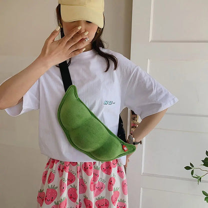 Funny Edamame Crossbody Bag