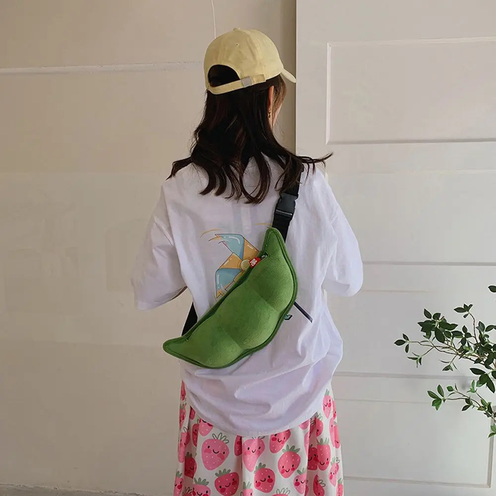 Funny Edamame Crossbody Bag