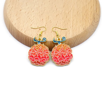 Mera Mera Devil Fruit Earrings