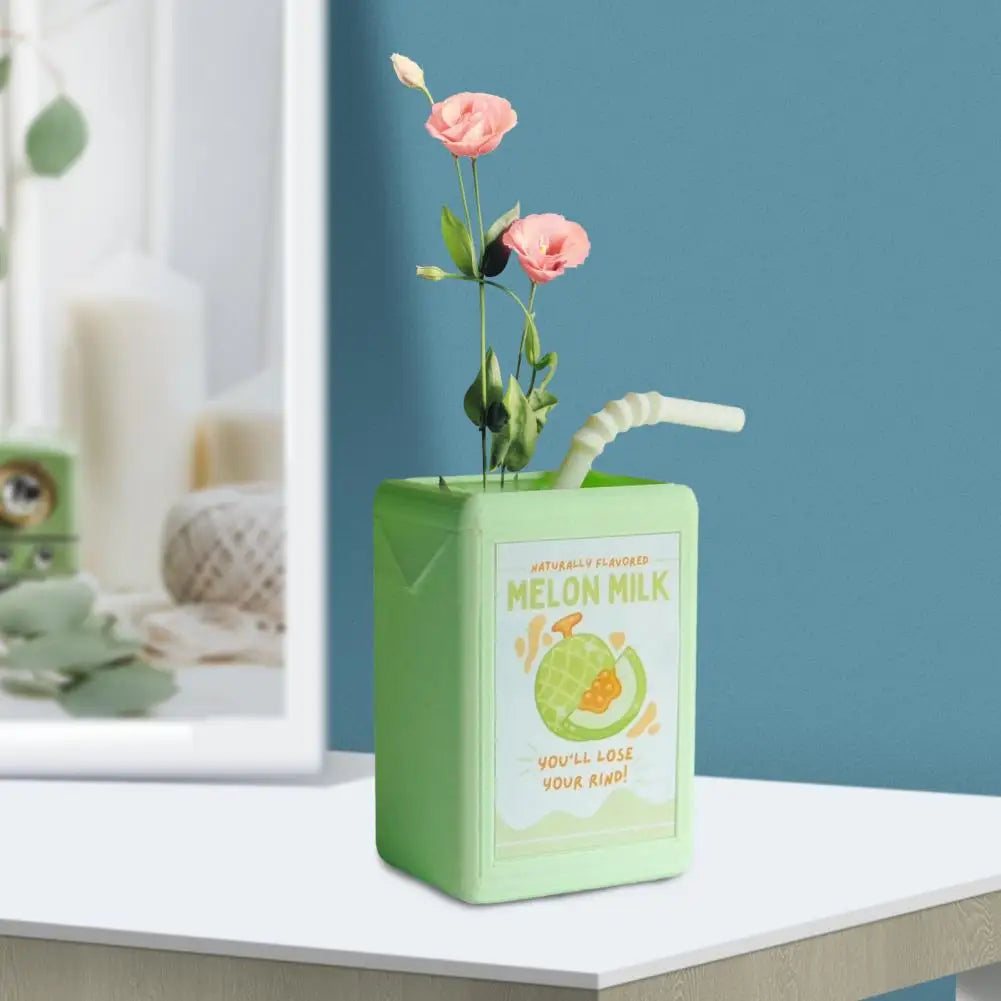 Milk Carton Kawaii Plant Pot