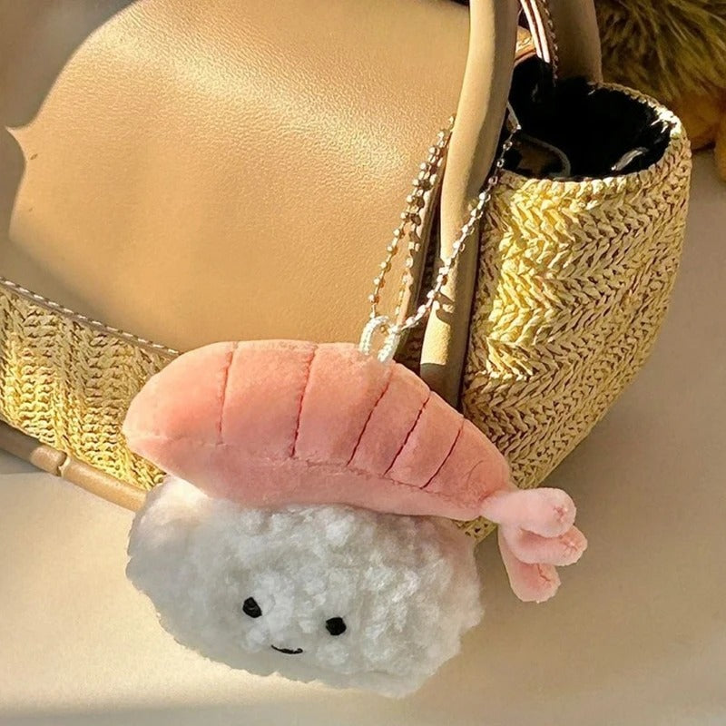 Adorable Sushi Plush Keychain