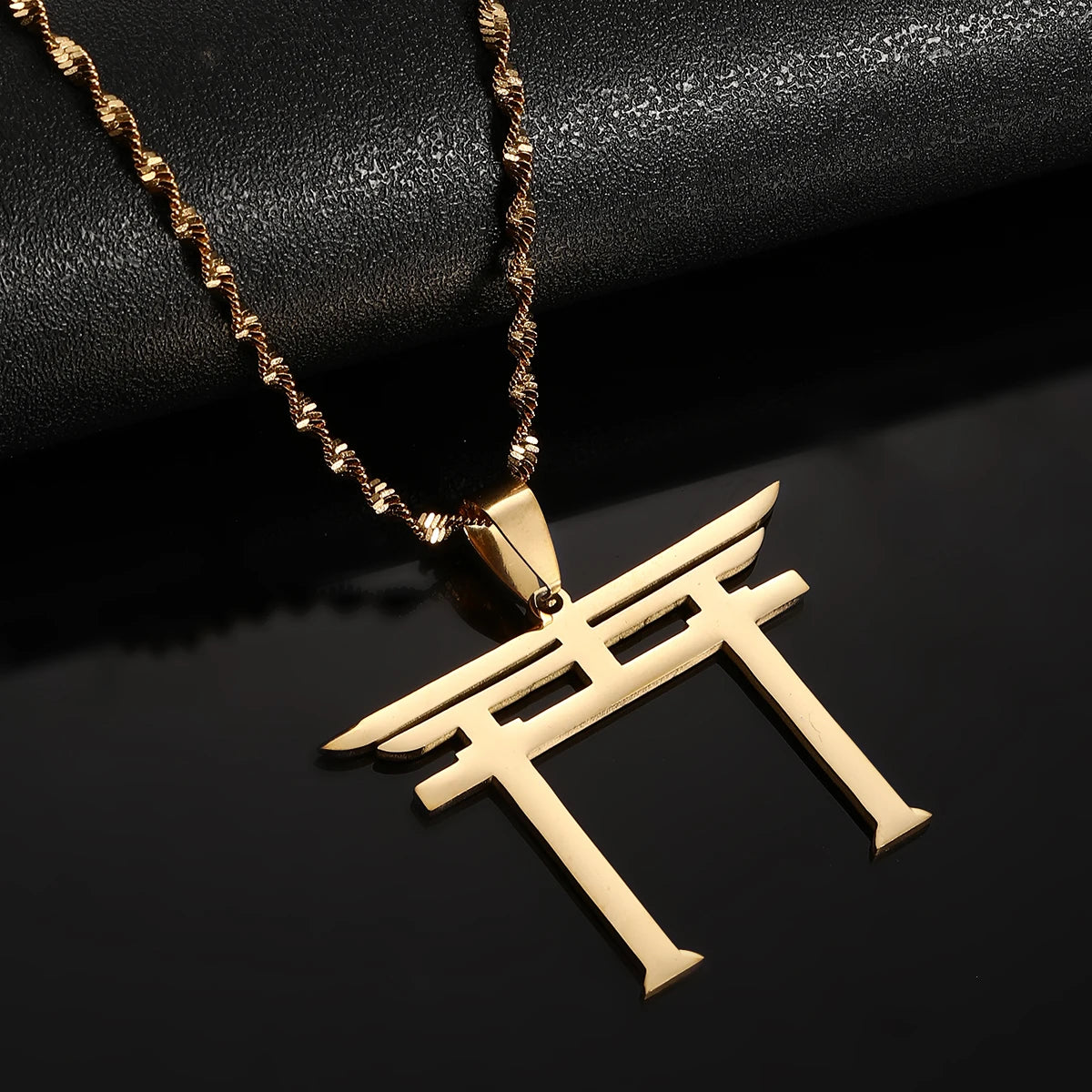 Golden Torii Gate Necklace