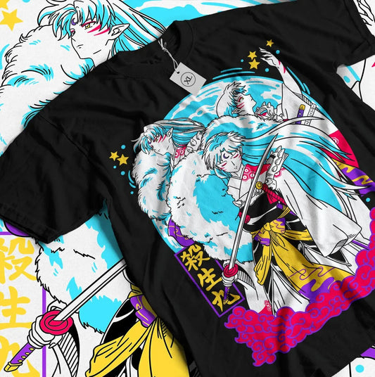 Sesshomaru Retro Anime Shirt