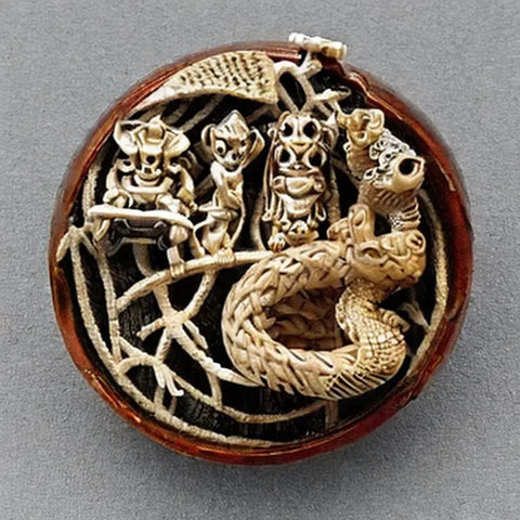 La historia y los orígenes de Netsuke