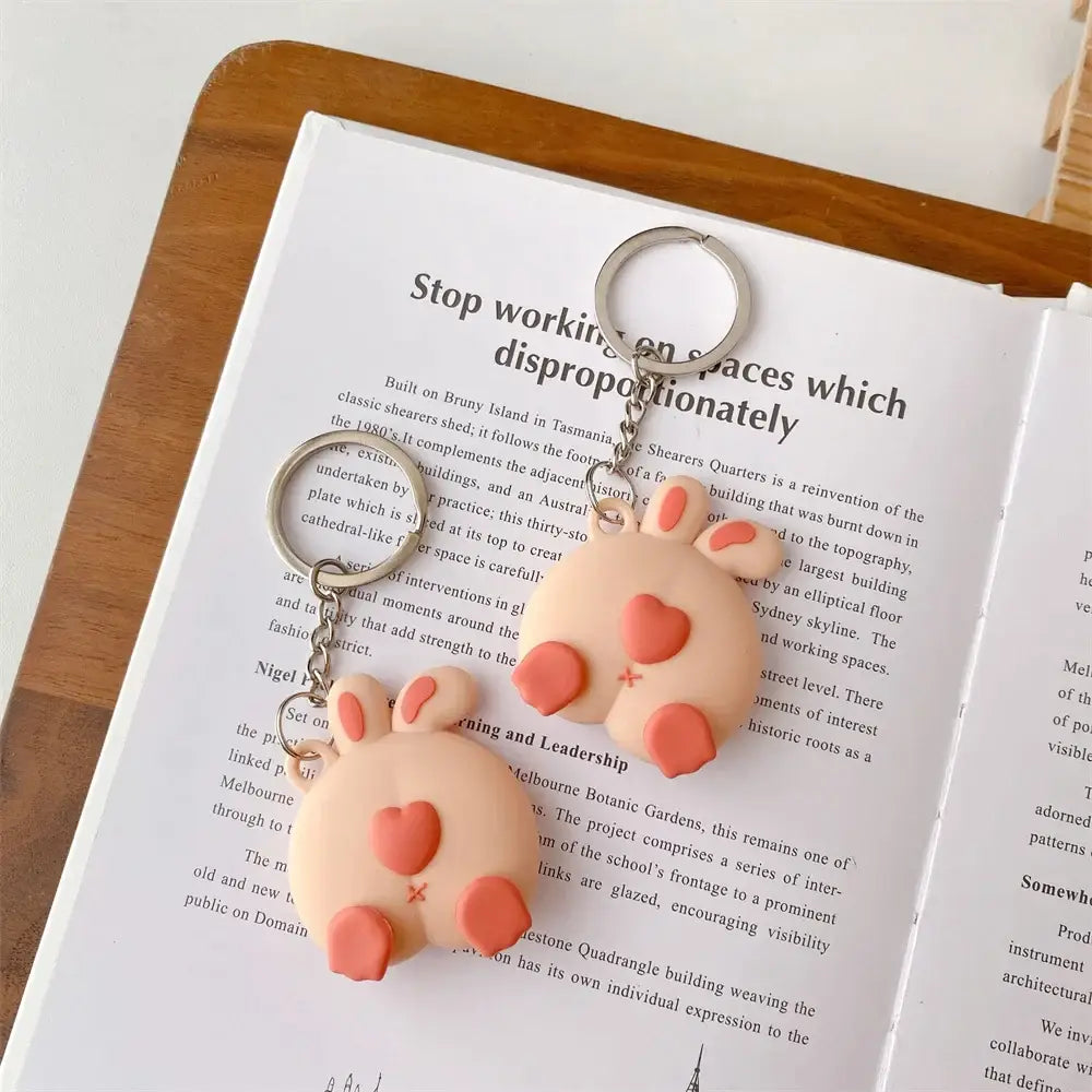 Kawaii Bunny Butt AirTag Holder