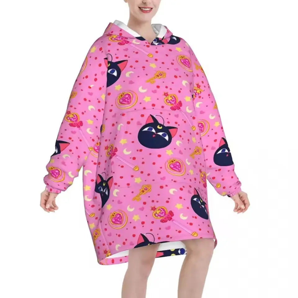 Anime Blanket Hoodie