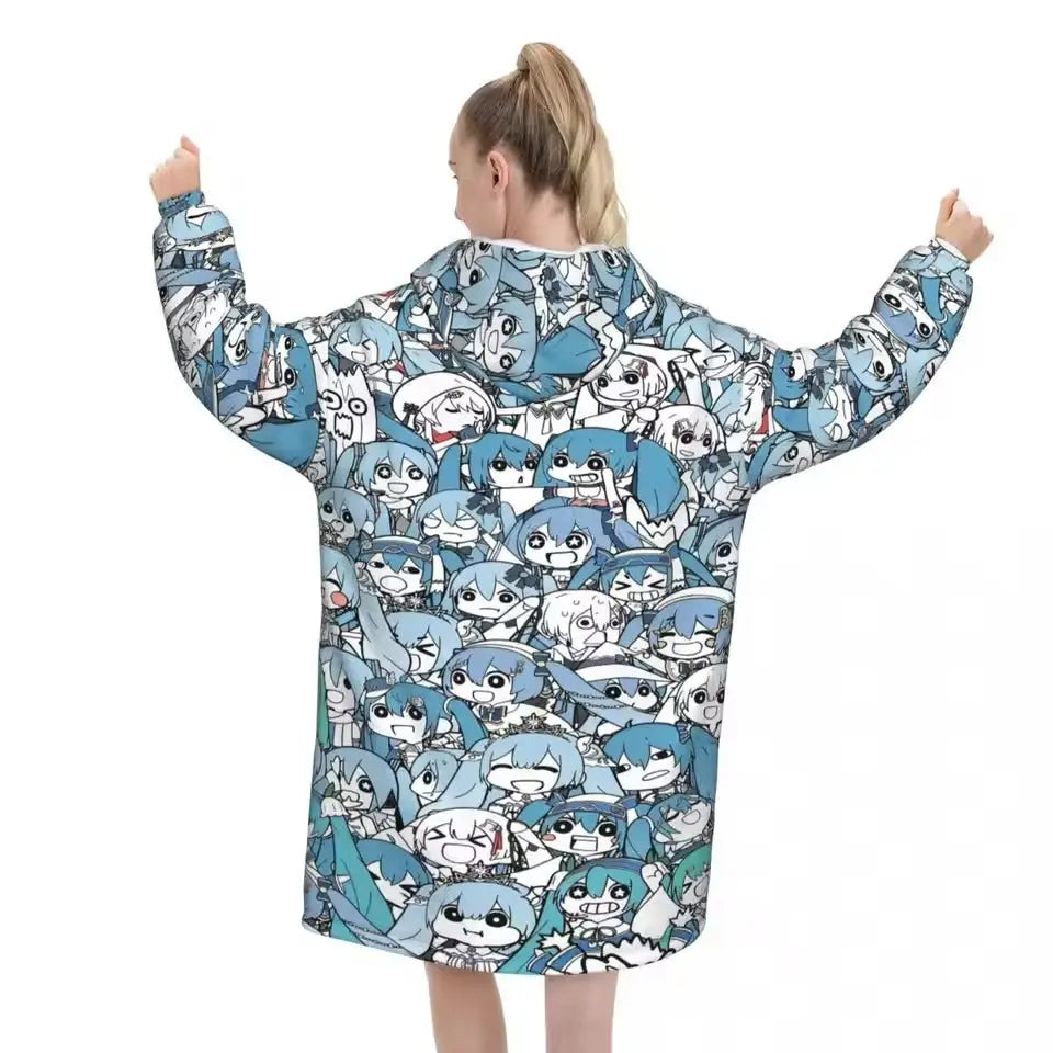 Anime Blanket Hoodie