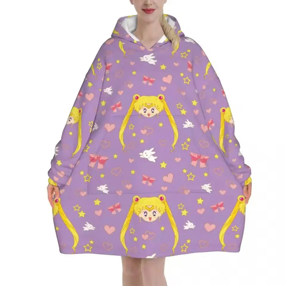 Anime Blanket Hoodie