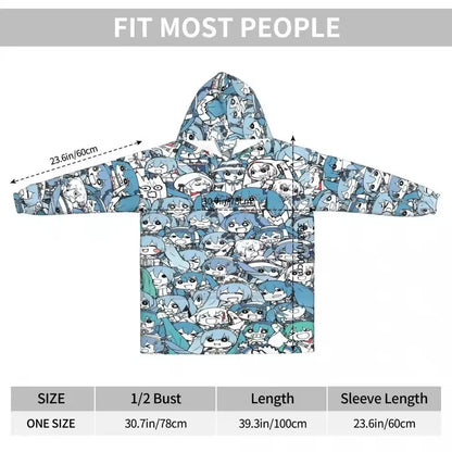 Anime Blanket Hoodie