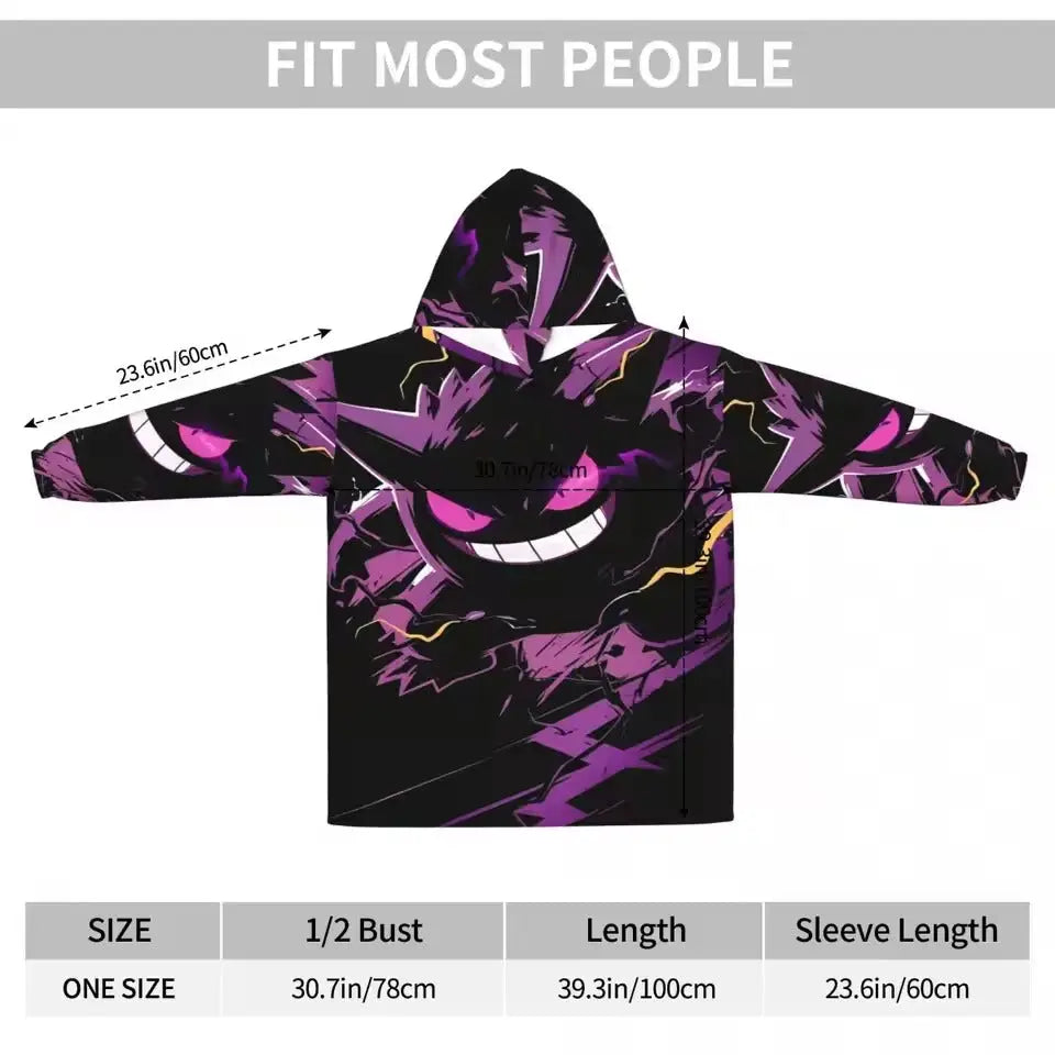 Anime Blanket Hoodie