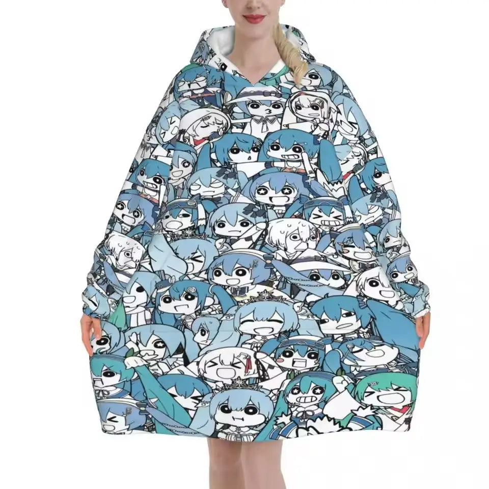 Anime Blanket Hoodie