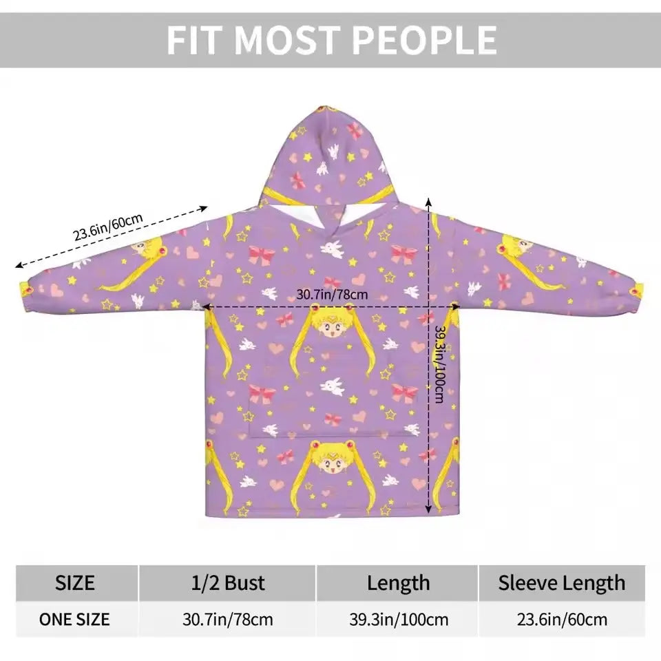 Anime Blanket Hoodie