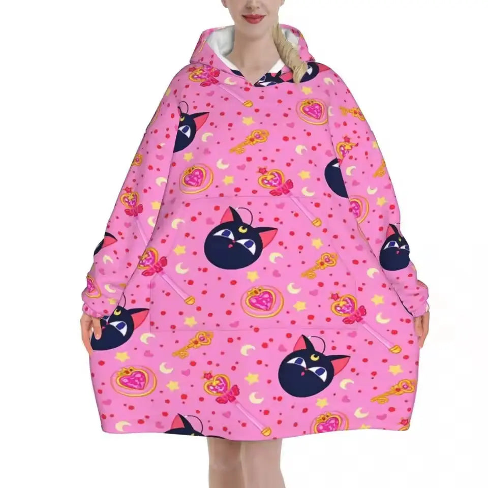 Anime Blanket Hoodie