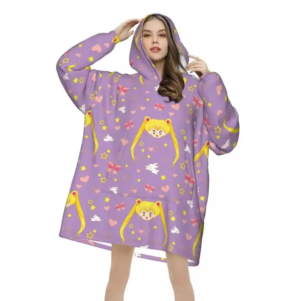 Anime Blanket Hoodie