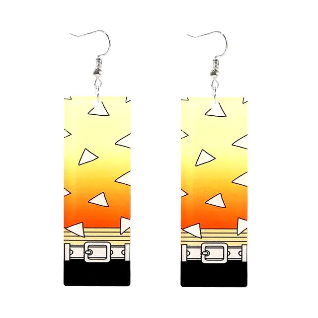 Zenitsu Agatsuma Hanafuda Earrings