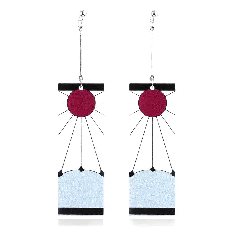 Tanjiro Hanafuda Earrings