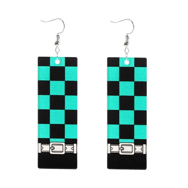 Tanjiro Kamado Hanafuda Earrings