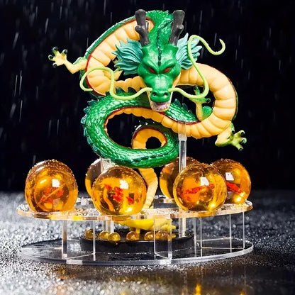 Shenrong Dragon Crystal Balls Figure