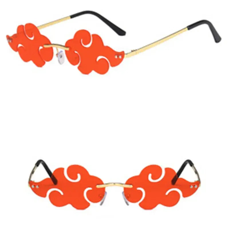 Red Akatsuki Cloud Glasses