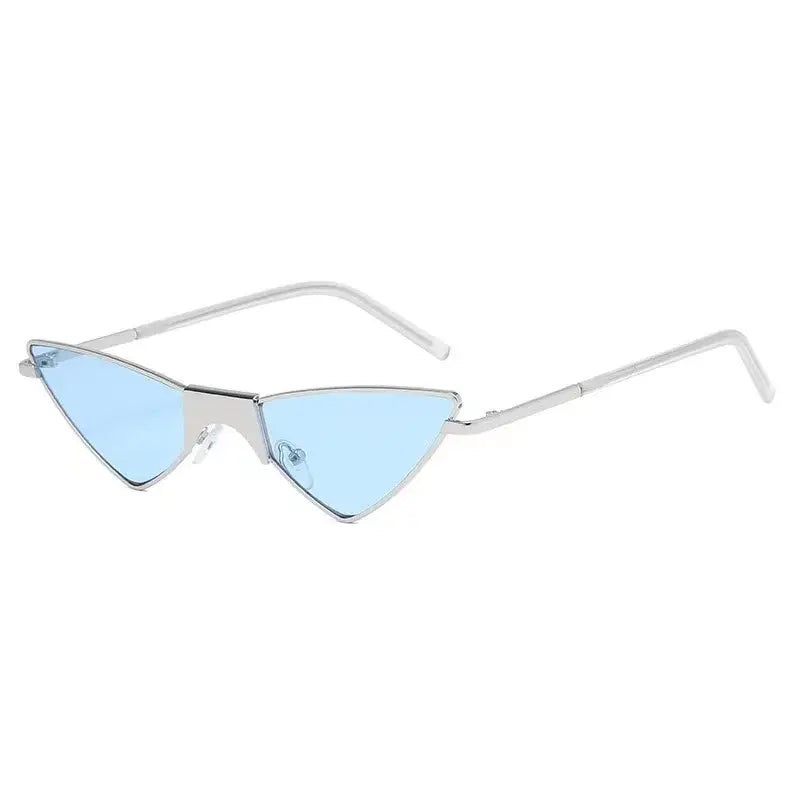 Silver Blue Franky Glasses