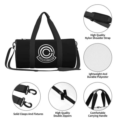 Black Capsule Corp Gym Bag