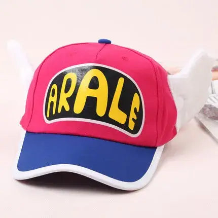 Rose Blue Arale Cosplay Hat