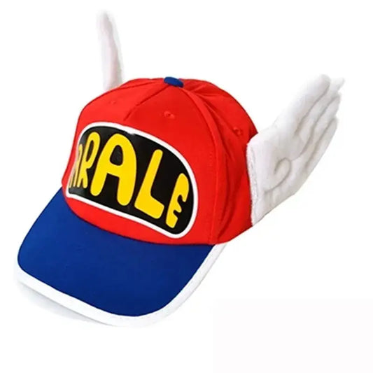 Red Blue Arale Cosplay Hat