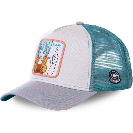 Bulma Anime Trucker Hat