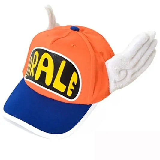 Orange Blue Arale Cosplay Hat
