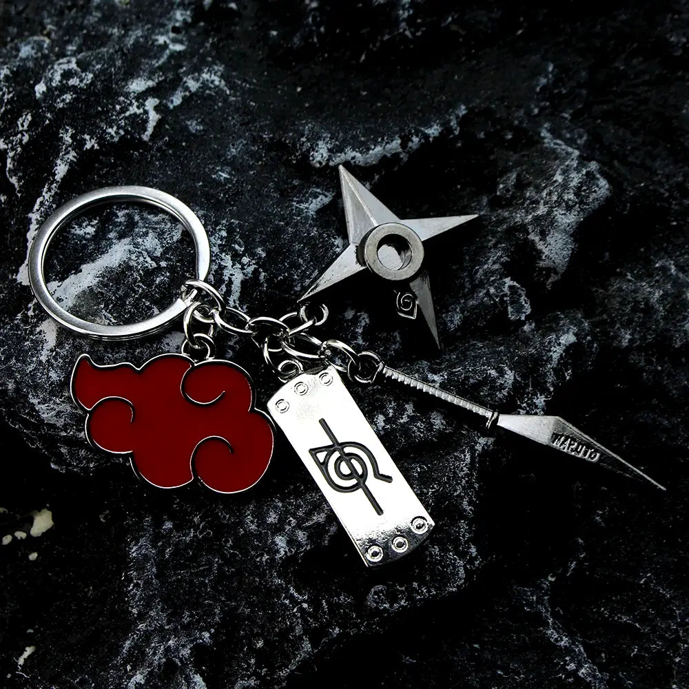 Akatsuki Symbols Keychain