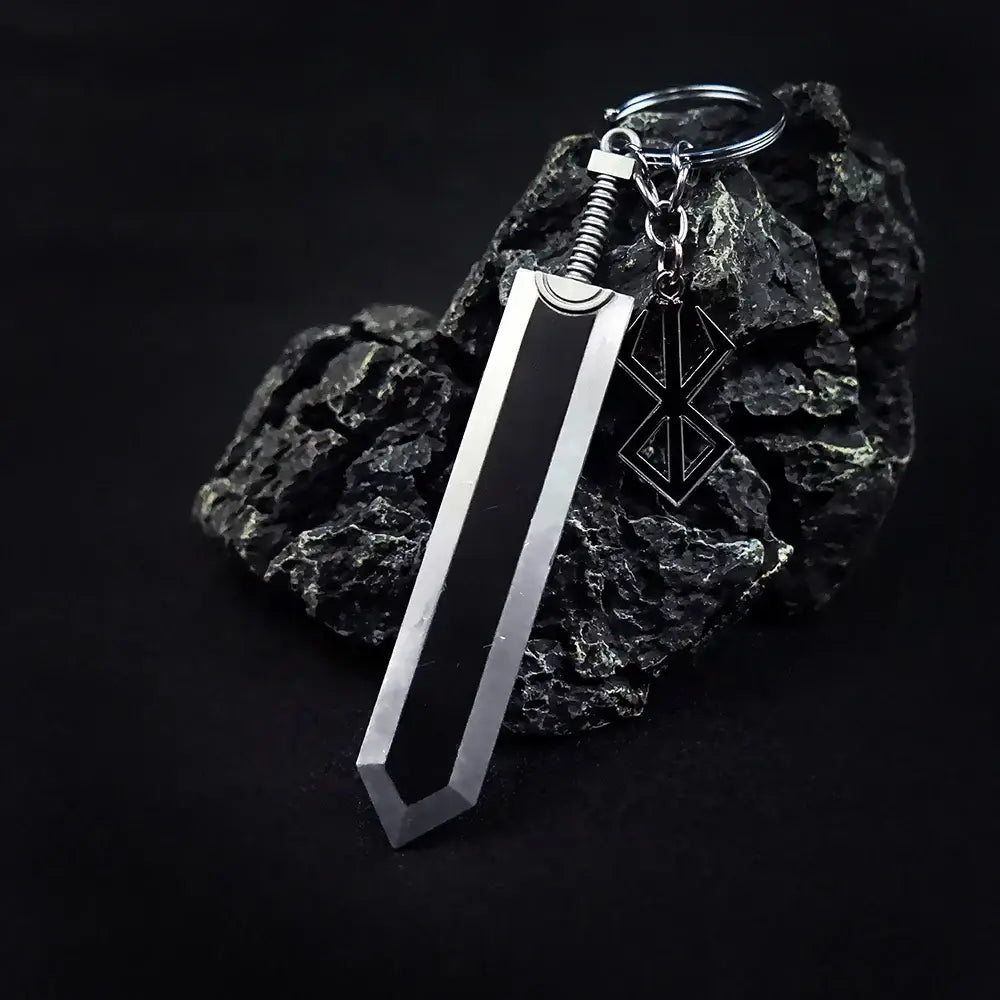 Black Dragonslayer Sword Keychain