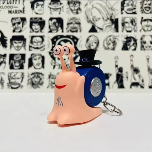 Sabo Den Den Mushi Speaking Keychain