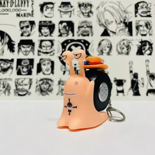 Ace Den Den Mushi Speaking Keychain