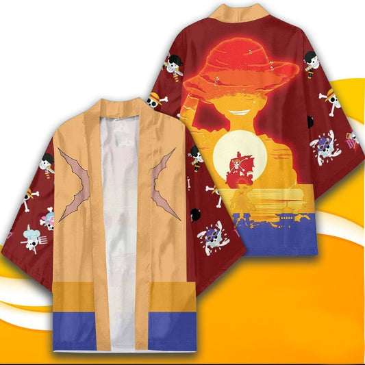 Luffy Anime Kimono