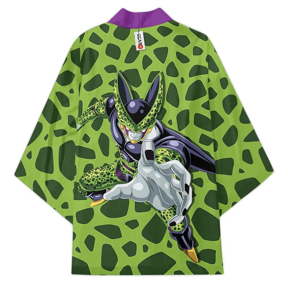 Cell DBZ Anime Kimono