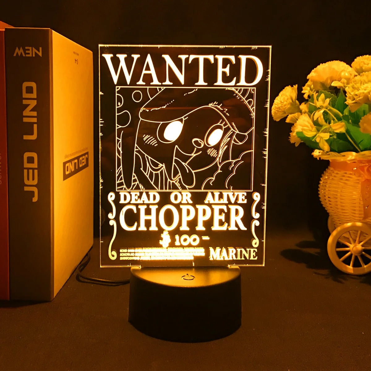 Chopper Wanted 3D Anime Lamp