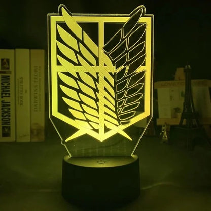 Wings of Freedom 3D Anime Lamp