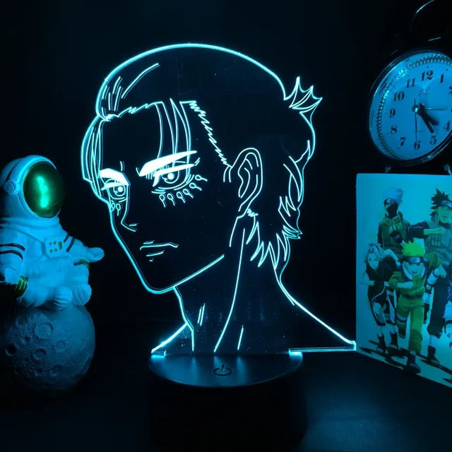 Eren Yeager 3D Anime Lamp