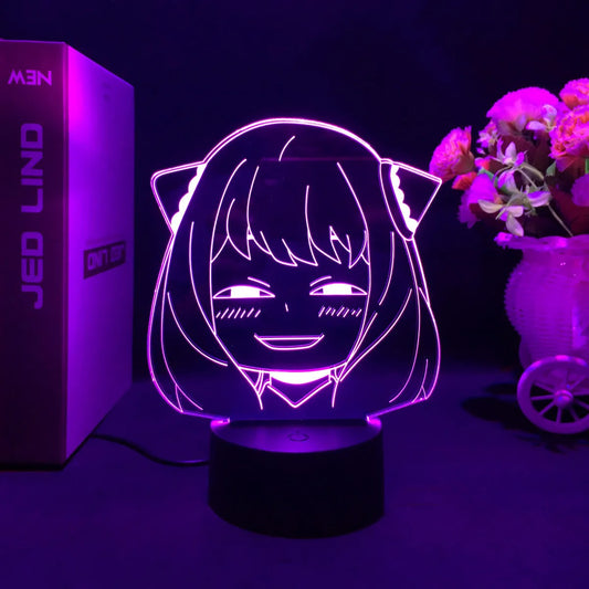 Anya Forger 3D Anime Lamp