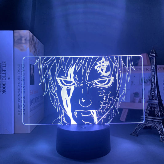 Gaara 3D Anime Lamp