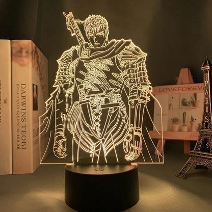 Guts 3D Anime Lamp