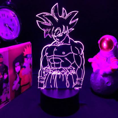 Goku Saiyan 3D Anime Lamp