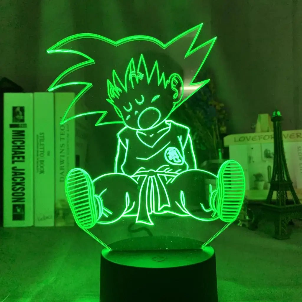 Sleepy Goku 3D Anime Lamp