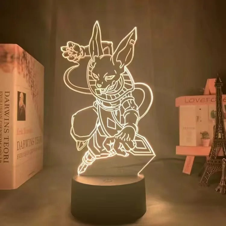 Beerus 3D Anime Lamp