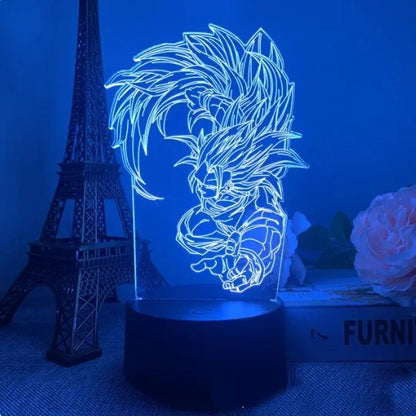 Super Saiyan 3D Anime Lamp