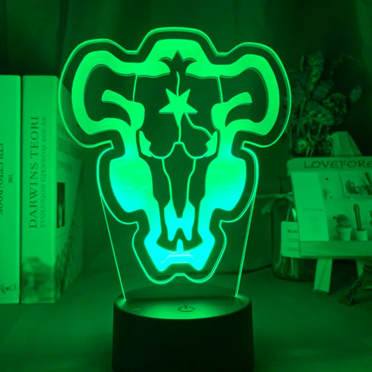 Black Bulls 3D Anime Lamp