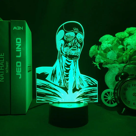 Colossus Titan 3D Anime Lamp