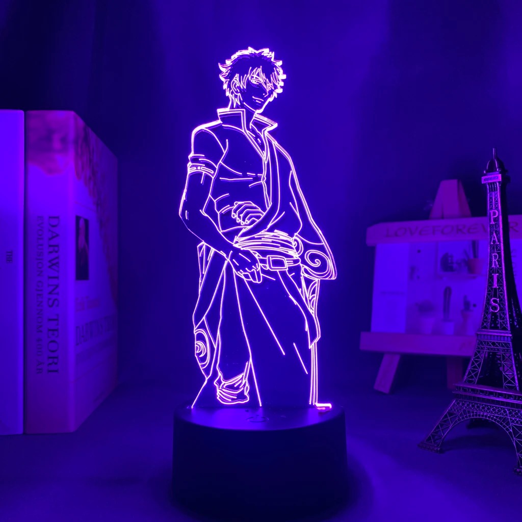 Gintoki 3D Anime Lamp