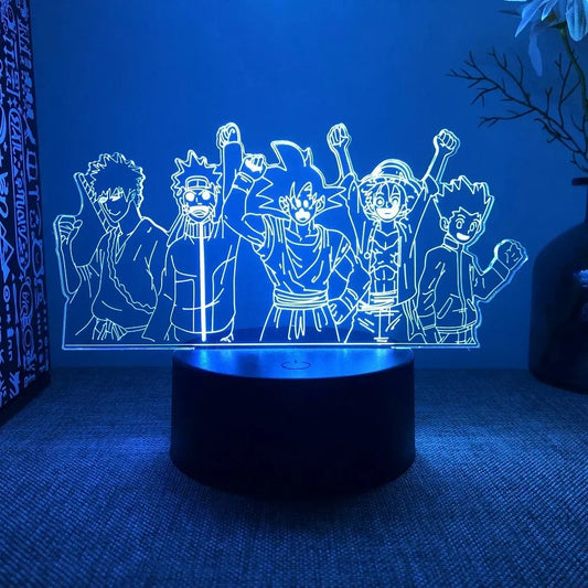 Shonen Manga 3D Anime Lamp