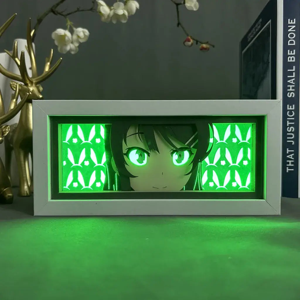 Ephemeral Bunny Girl Anime Light Box